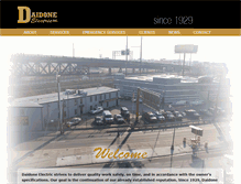 Tablet Screenshot of daidoneelectric.com